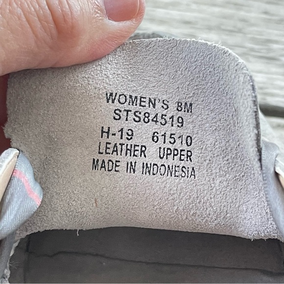 Sperry Top Sider Ribbon Lace Gray Boat Shoes Womens Size 8 - Picture 3 of 8